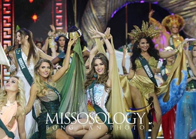 Người đẹp Phương Khánh đăng quang Hoa hậu Trái đất 2018 ảnh 1