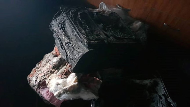 Hiện trường vụ cháy lớn tại khu tập thể cũ trên đường Tôn Thất Tùng ảnh 9