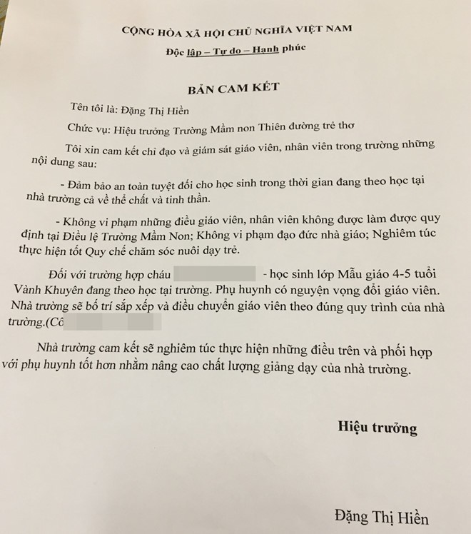 Làm rõ nghi vấn trẻ hơn 4 tuổi bị cô giáo cấu vào vùng kín ảnh 2