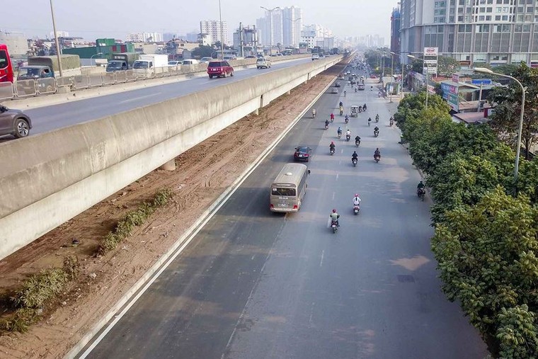 Tận thấy đường vành đai 3 Hà Nội sau xén dải phân cách ảnh 2