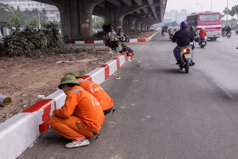 Tận thấy đường vành đai 3 Hà Nội sau xén dải phân cách ảnh 7