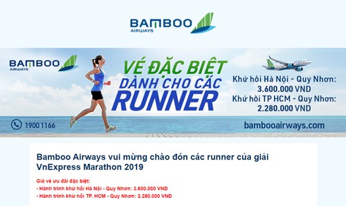 Cổ động viên đua săn vé máy bay đi Quy Nhơn cổ vũ VnExpress Marathon ảnh 1