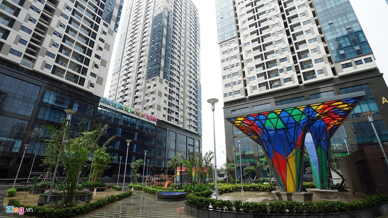 20 tòa chung cư chen chúc trên tuyến đường 720 m tại Hà Nội ảnh 6