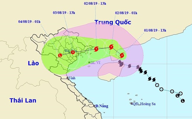 Bão số 3 đổi hướng, có thể đổ bộ Quảng Ninh - Thái Bình ảnh 1