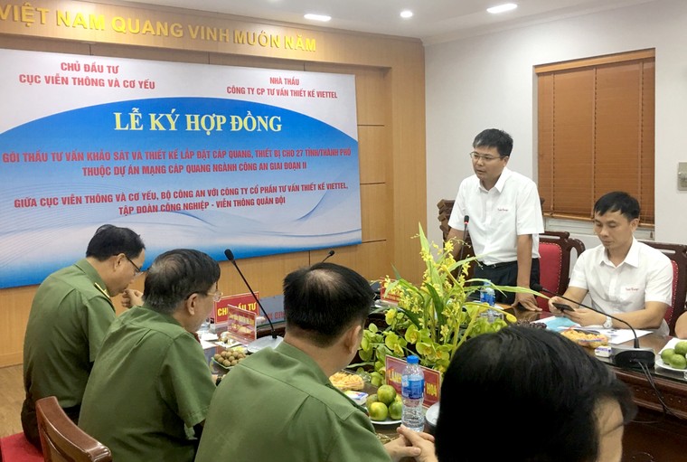 Viettel trúng thầu xây dựng dự án mạng cáp quang lớn nhất cho Bộ Công an ảnh 1