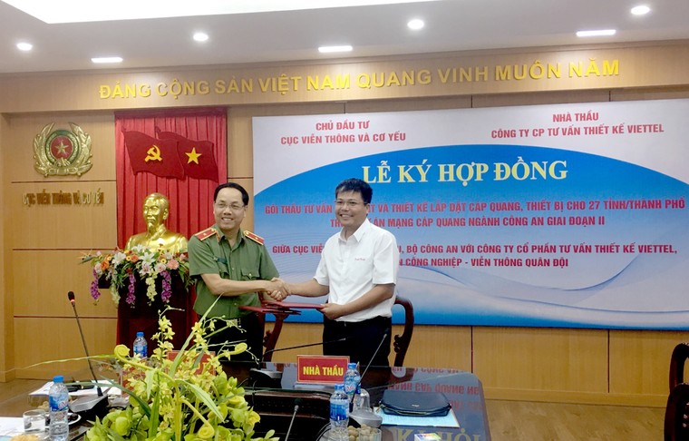 Viettel trúng thầu xây dựng dự án mạng cáp quang lớn nhất cho Bộ Công an ảnh 3