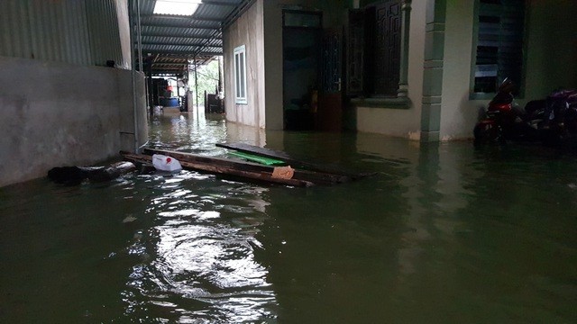 Mưa lớn kéo dài, thành phố Vinh chìm trong biển nước ảnh 10