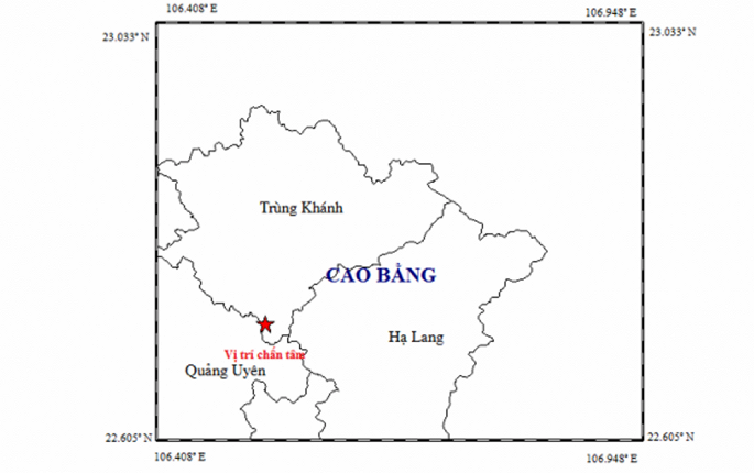 Chỉ trong 2 ngày, Cao Bằng xảy ra tới 4 trận động đất ảnh 1