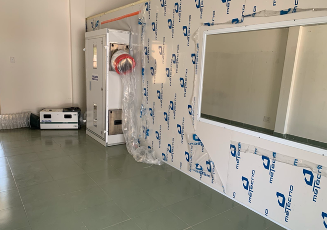 Cận cảnh bên phòng áp lực âm tại Bệnh viện dã chiến Củ Chi ảnh 6