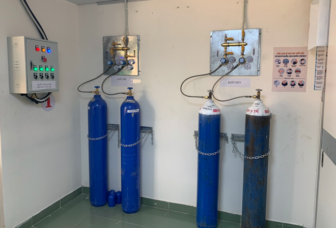 Cận cảnh bên phòng áp lực âm tại Bệnh viện dã chiến Củ Chi ảnh 7