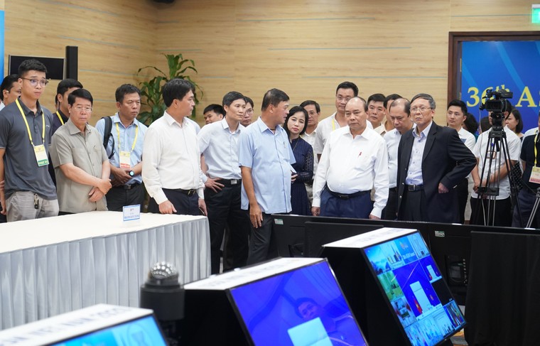 Thủ tướng kiểm tra công tác chuẩn bị Hội nghị Cấp cao ASEAN 36 ảnh 4