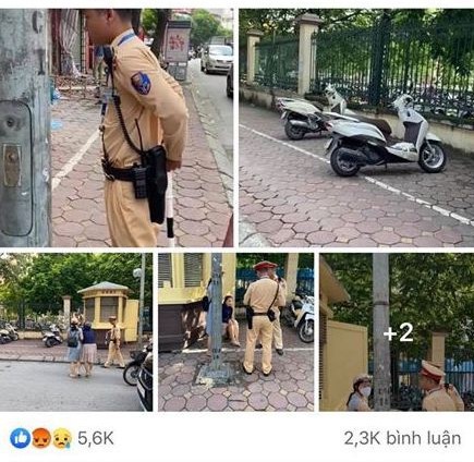 Trích xuất camera làm rõ việc CSGT ra giữa đường kéo ngã 2 phụ nữ đi xe máy ảnh 1