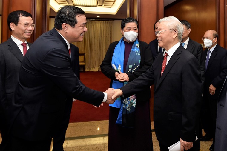 Chùm ảnh: Trọng thể khai mạc Hội nghị Trung ương 14 ảnh 2