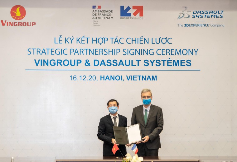 Vingroup ký kết hợp tác chiến lược với Dassault Systèmes thúc đẩy chuyển đổi số ảnh 1