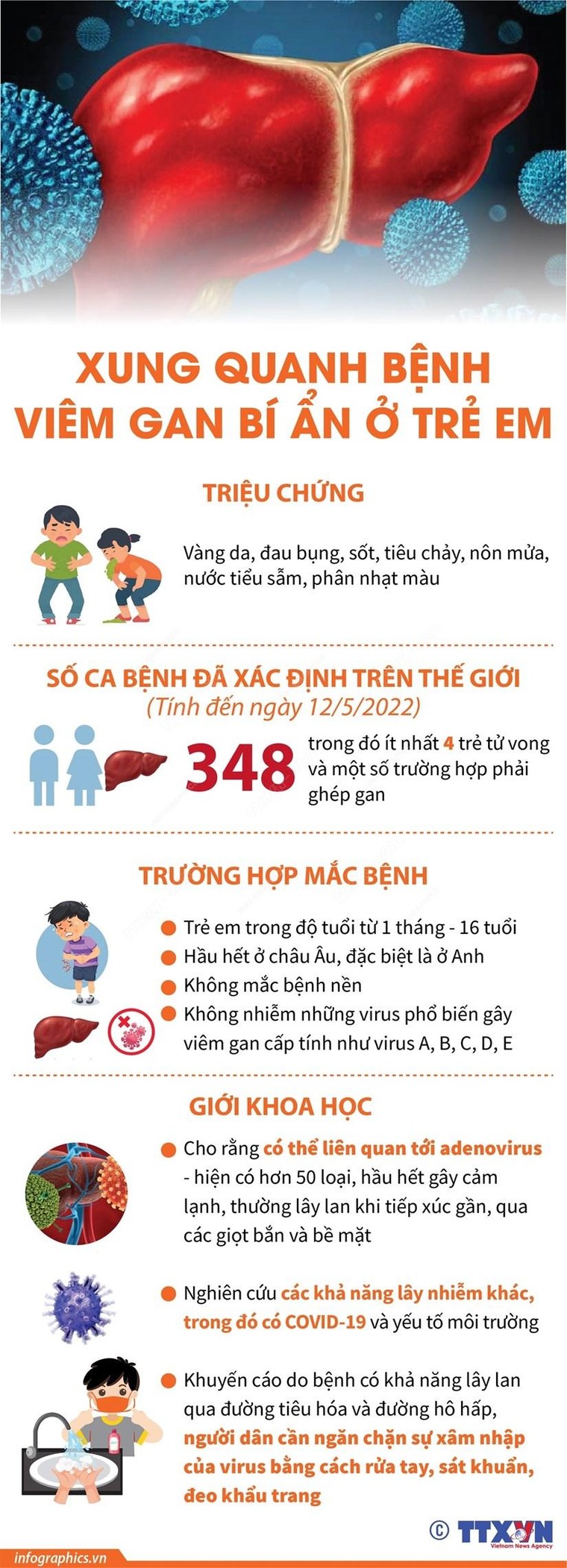 [Infographics] Xung quanh bệnh viêm gan bí ẩn xảy ra ở trẻ em ảnh 1