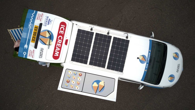 Nissan giới thiệu xe tải bán kem chạy điện tại CES2020 ảnh 3