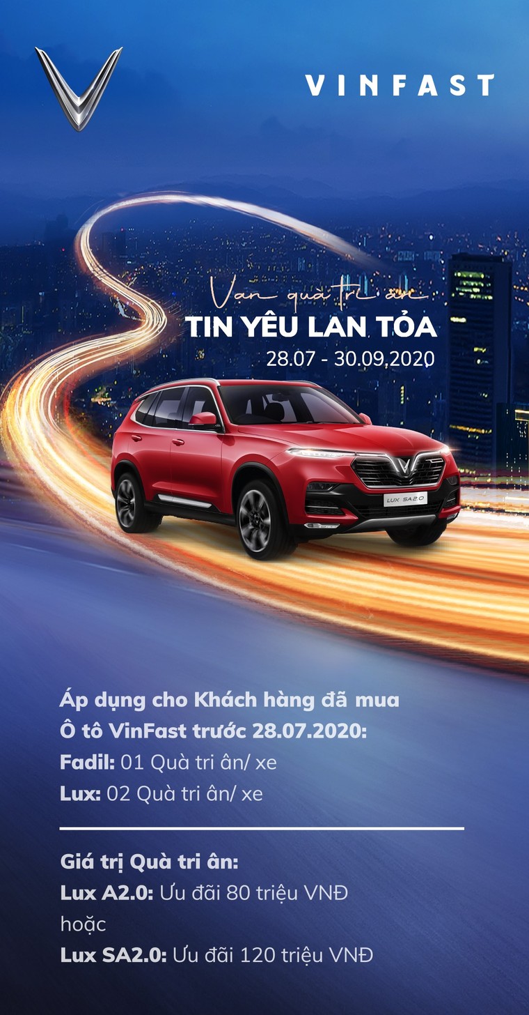 Thực hư việc sở hữu Vinfast Lux SA2.0 chỉ từ 885 triệu đồng ảnh 1