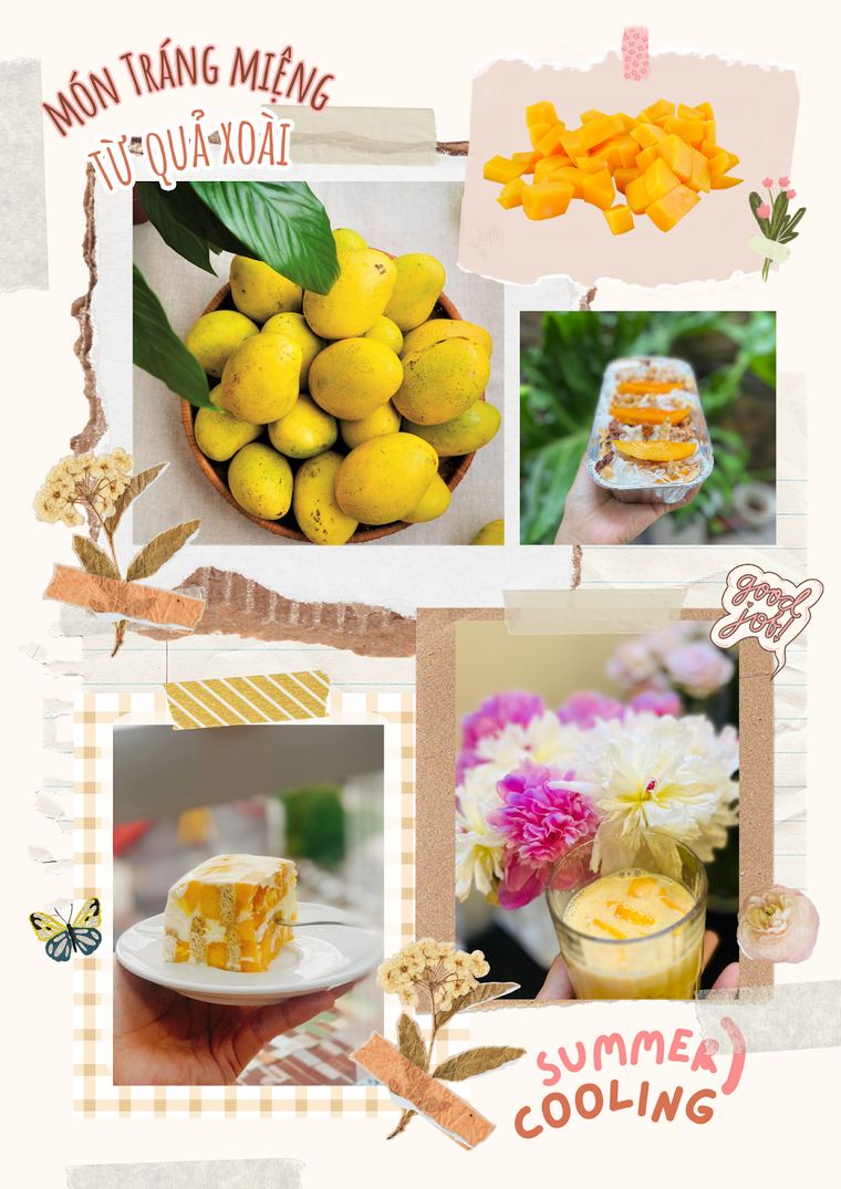 Thử ngay công thức 3 món tráng miệng từ xoài giúp hạ nhiệt ngày hè ảnh 1