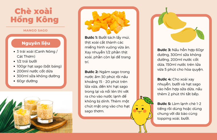 Thử ngay công thức 3 món tráng miệng từ xoài giúp hạ nhiệt ngày hè ảnh 2