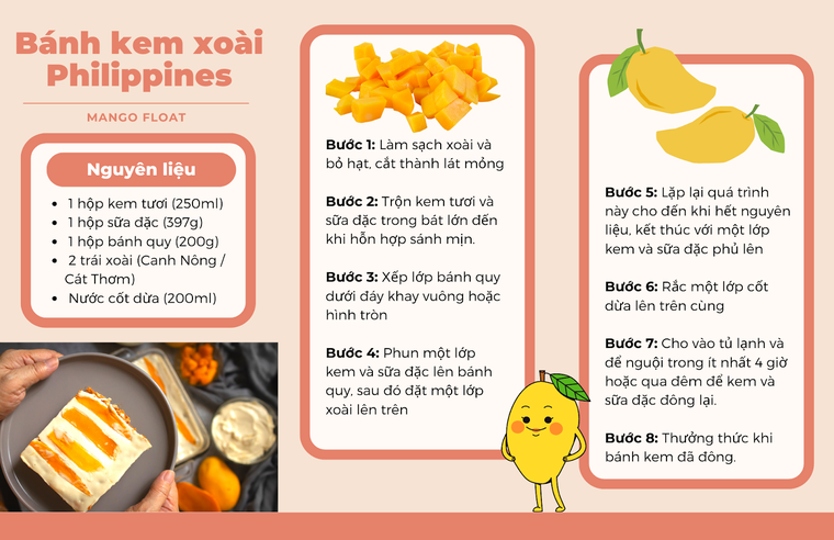 Thử ngay công thức 3 món tráng miệng từ xoài giúp hạ nhiệt ngày hè ảnh 3