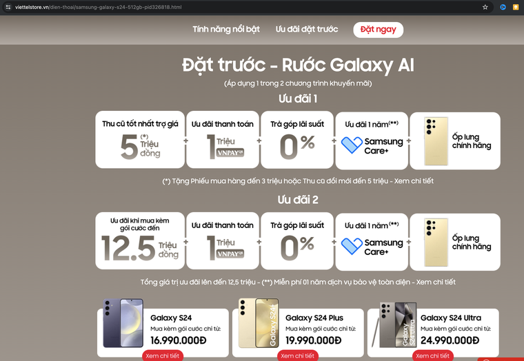 Samsung Galaxy S24, vừa ra mắt đã loạn giá bán, người dùng không biết mua thế nào để không bị "hớ" ảnh 3