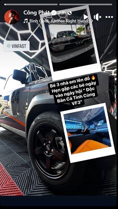 Người người, nhà nhà khoe các mẫu VinFast VF 3 "độc bản" trước ngày tranh tài cuộc thi sáng tạo ảnh 2