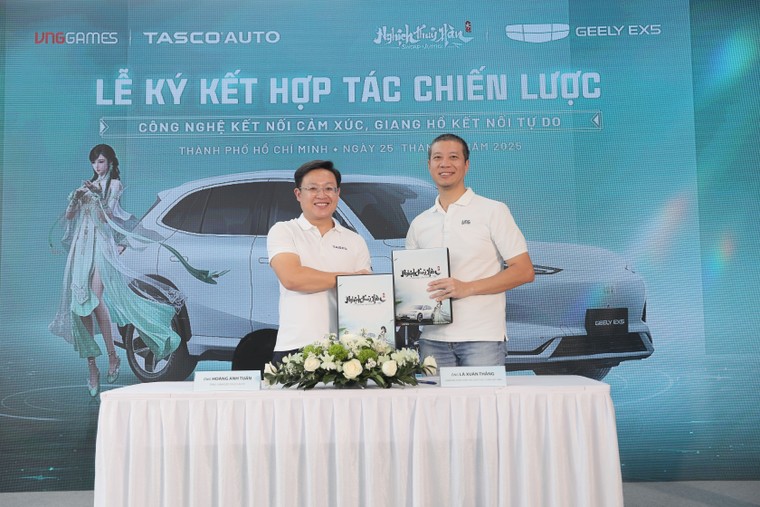 VNGGames và Tasco Auto ký kết hợp tác chiến lược – công bố ra mắt Game Nghịch Thủy Hàn và Geely trở thành nhà tài trợ chính thức ảnh 2