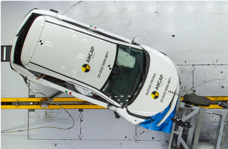 Cảnh báo người tiêu dùng: An toàn một sao cho Suzuki Fronx, thử nghiệm cho thấy lỗi linh kiện ảnh 4