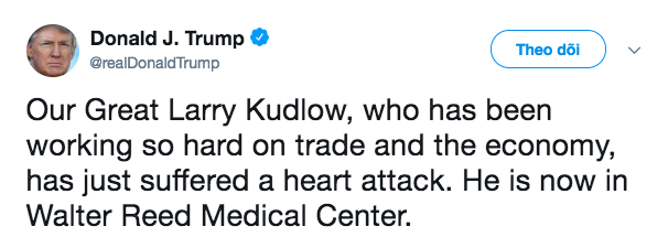 Trước thềm hội nghị, cố vấn của ông Trump phải nhập viện ảnh 2