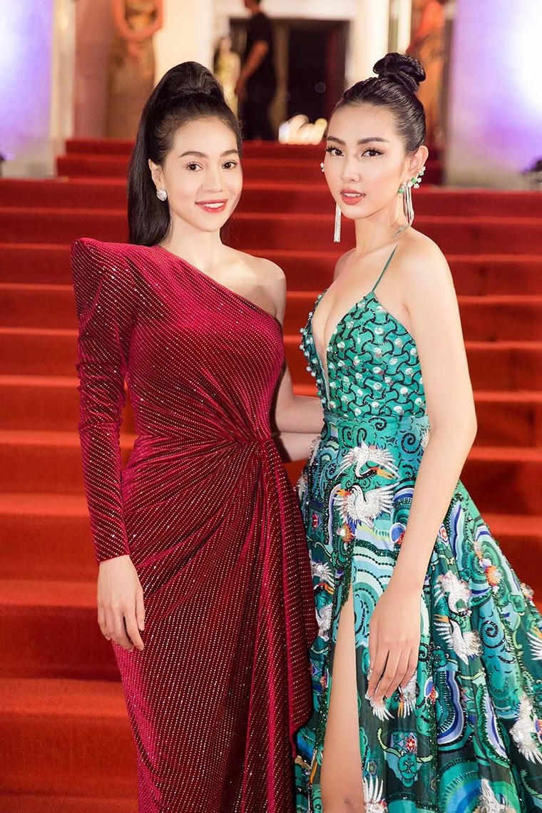 Dàn Hoa hậu, Á hậu gây 'náo loạn' thảm đỏ lễ trao giải Mai Vàng - ảnh 9