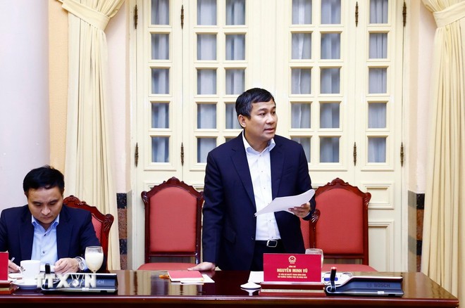 Chủ tịch nước Lương Cường làm việc với Văn phòng Chủ tịch nước và Bộ Ngoại giao ảnh 1