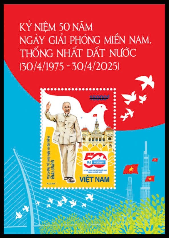 Phát hành bộ tem Kỷ niệm 50 năm Ngày Giải phóng miền Nam, thống nhất đất nước ảnh 3