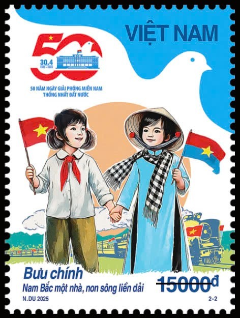 Phát hành bộ tem Kỷ niệm 50 năm Ngày Giải phóng miền Nam, thống nhất đất nước ảnh 2