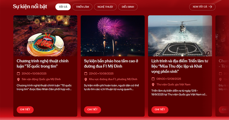 Ra mắt website chào mừng 80 năm Cách mạng tháng Tám và Quốc khánh 2/9 ảnh 2