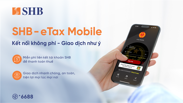 Nộp thuế trực tuyến dễ dàng qua eTax Mobile với SHB ảnh 1