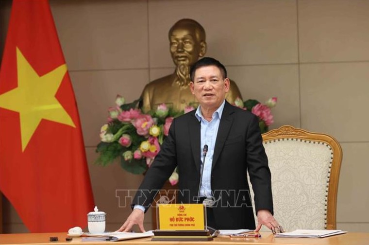 Phó Thủ tướng Hồ Đức Phớc họp về sắp xếp, tinh gọn bộ máy Bảo hiểm xã hội Việt Nam ảnh 1