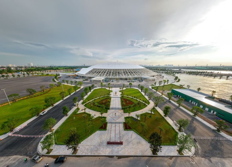 Choáng ngợp trước tốc độ thi công siêu kỷ lục thế giới của Trung tâm Triển lãm Quốc gia ảnh 9