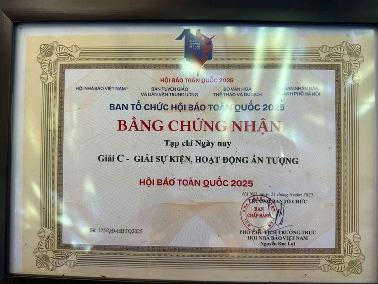 Hội Báo toàn quốc 2025: Tạp chí Ngày Nay đạt giải C - Giải sự kiện, hoạt động ấn tượng ảnh 2