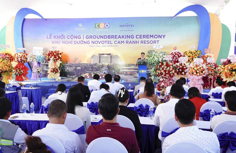Tập đoàn CEO khởi công Novotel Cam Ranh Resort - Dấu mốc mới trên hành trình kiến tạo chuỗi nghỉ dưỡng 5 sao tại Việt Nam ảnh 3