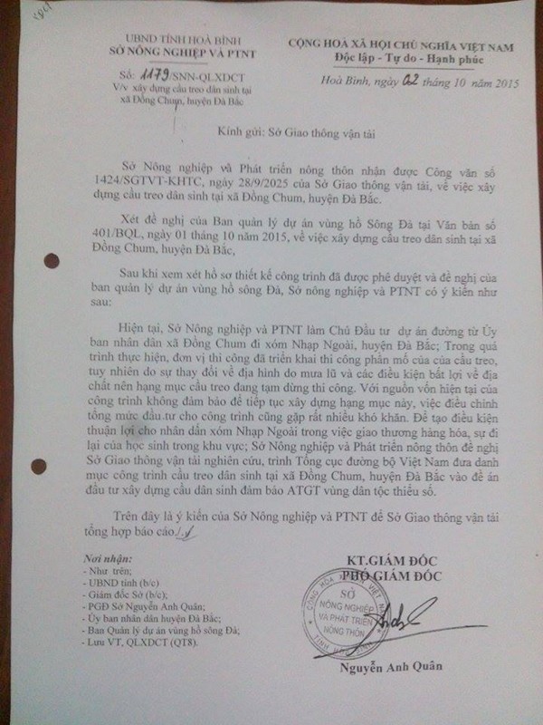 Dự án cầu xóm Nhạp bỏ hoang: Tiền bỏ ra không đáng kể? ảnh 2