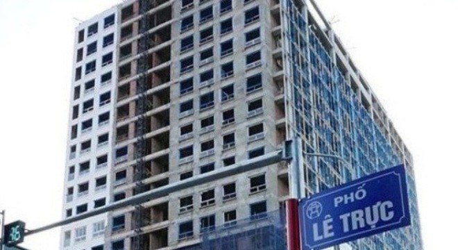 Công trình 8B Lê trực - Quy trách nhiệm PGĐ Sở Xây dựng Hà Nội ảnh 1