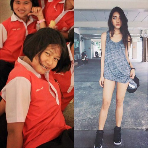 Cuộc lột xác ngoạn mục của cô gái Thái khiến dân mạng ngỡ ngàng ảnh 1