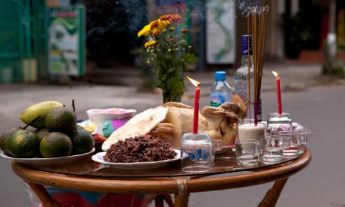 Bài cúng đêm giao thừa Tết 2016 trong nhà và ngoài trời ảnh 1