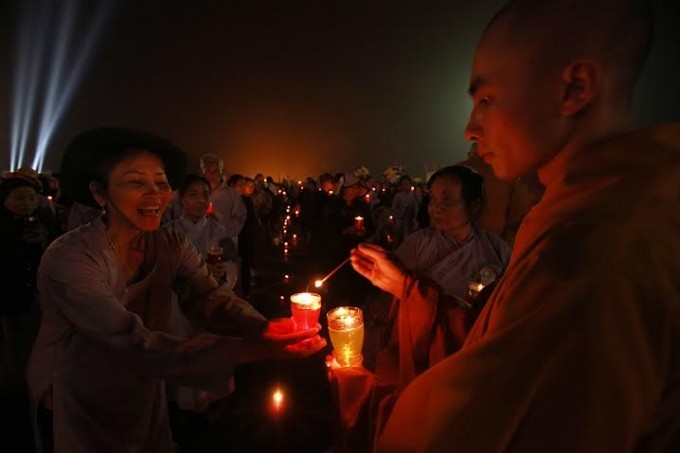 Hàng ngàn người dự Đêm hội Hoa đăng Tây Thiên ảnh 6