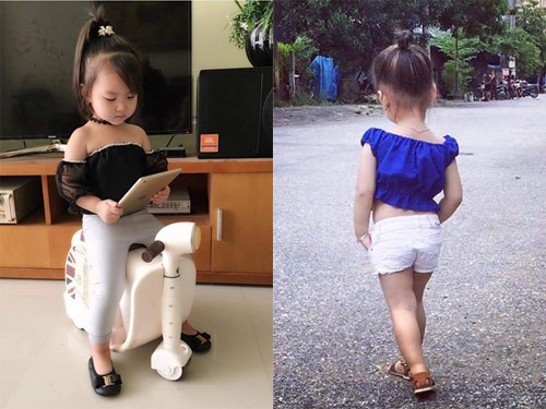 Bé gái 3 tuổi ở Tuyên Quang ăn mặc 'già trước tuổi' gây sốt mạng ảnh 9
