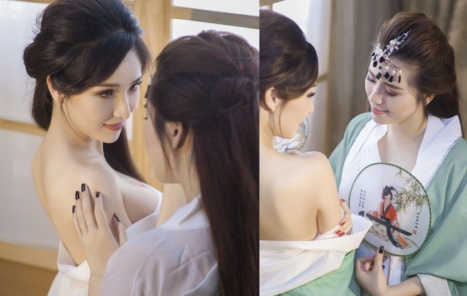 Dân mạng phẫn nộ với bộ ảnh Thúy Vân - Thúy Kiều thời hiện đại ảnh 1