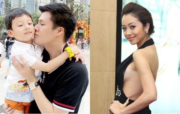 Quang Dũng chăm bẵm con trai mặc 'vợ cũ' Jennifer Phạm thất hứa ảnh 1