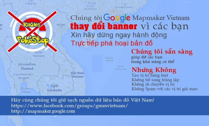 Người chơi Pokemon Go phá dữ liệu bản đồ Việt Nam trên Google ảnh 1
