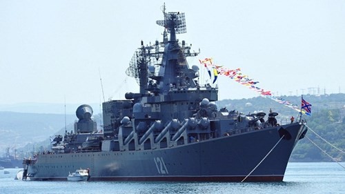 Sức mạnh tuần dương hạm Varyag thay thế soái hạm Mosvka ở Syria ảnh 4