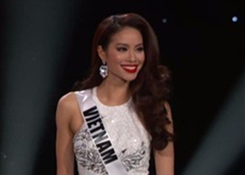 Ngắm nhan sắc nóng bỏng của Phạm Hương trong đêm bán kết HHHV ảnh 5